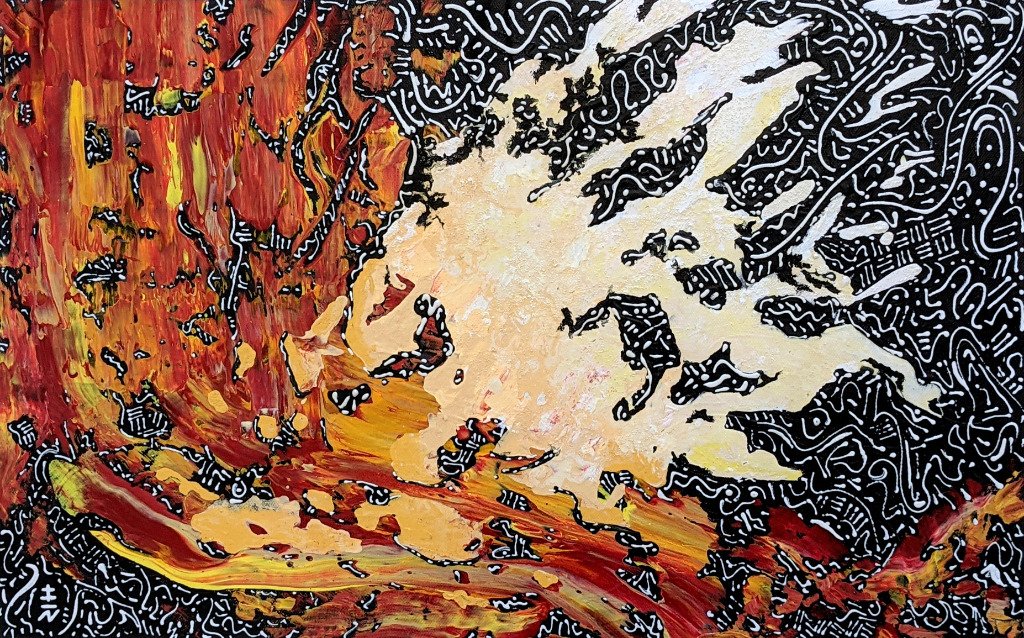 Boundless by Vincent Keele — Acrylic on canvas