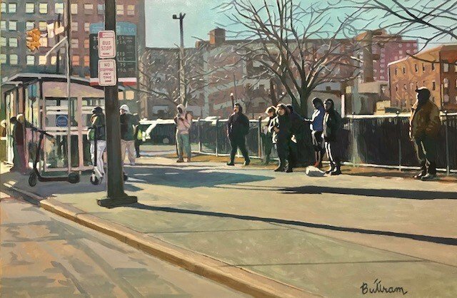 West 3rd II by David Buttram — Oil on canvas