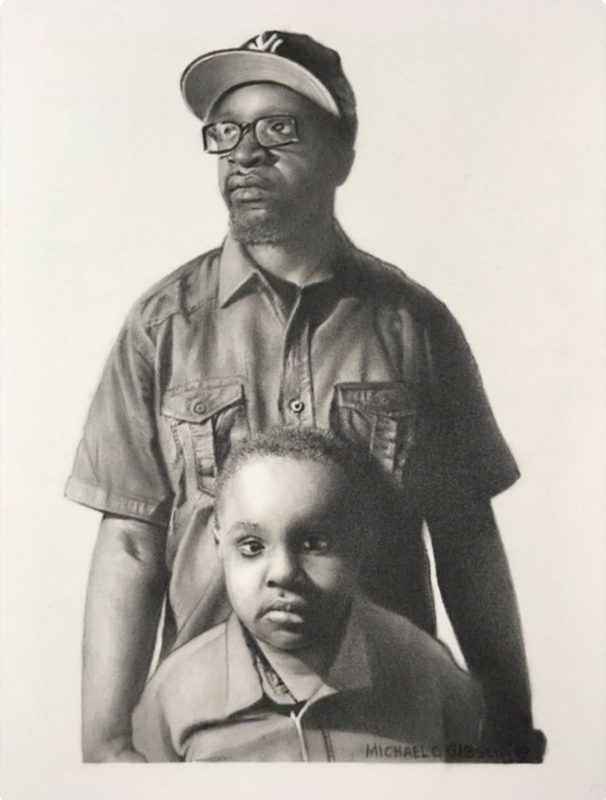 Expressions 1 & 2 by Michael Gibson — Pencil