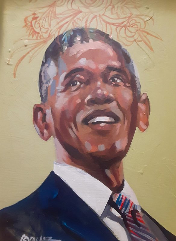 Obama by Charly Palmer — Acrylic on Canvas