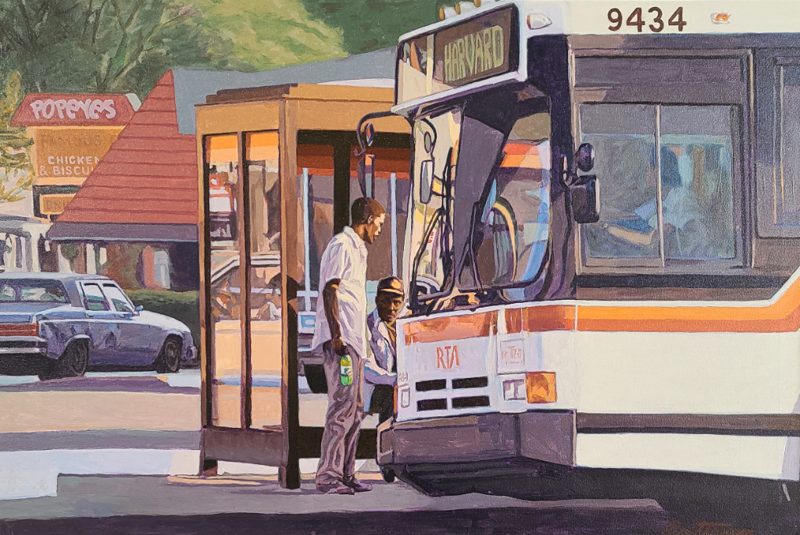 Harvard by David Buttram — Oil on canvas