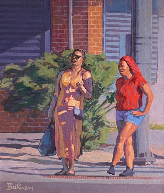 Crosswalk by David Buttram — Oil on canvas