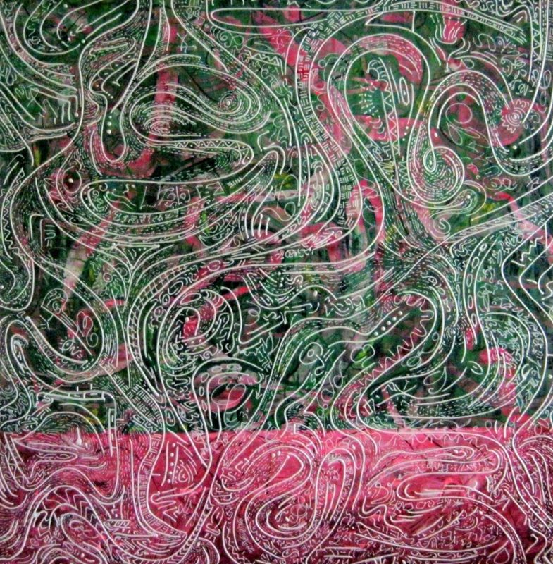 Green Dragon by Vincent Keele — Acrylic on canvas